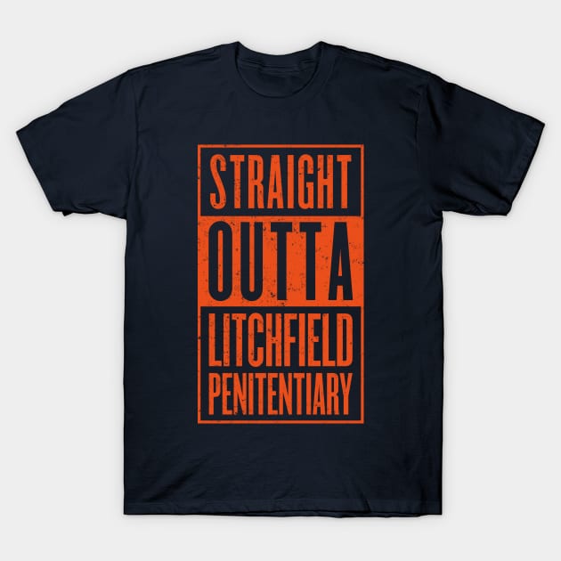 Straight Outta Litchfield T-Shirt by Oneskillwonder